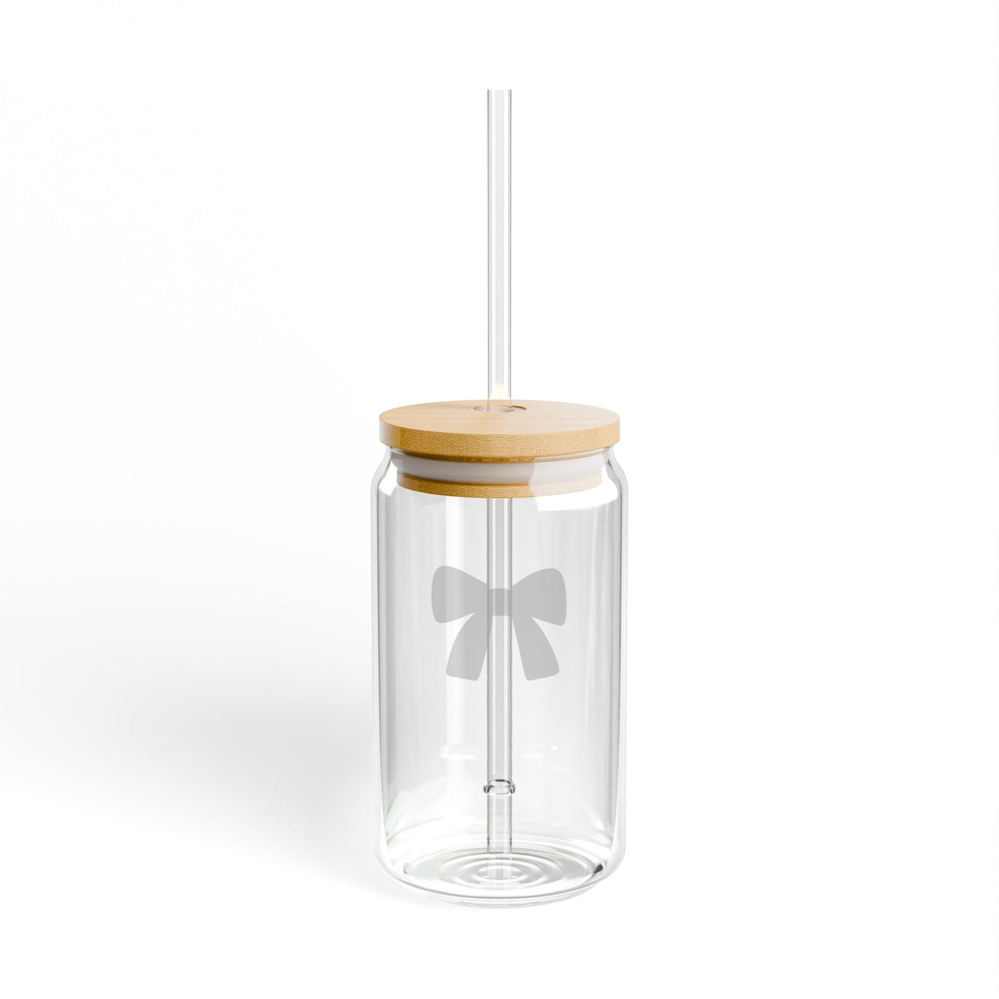 Glass Tumbler with Bow