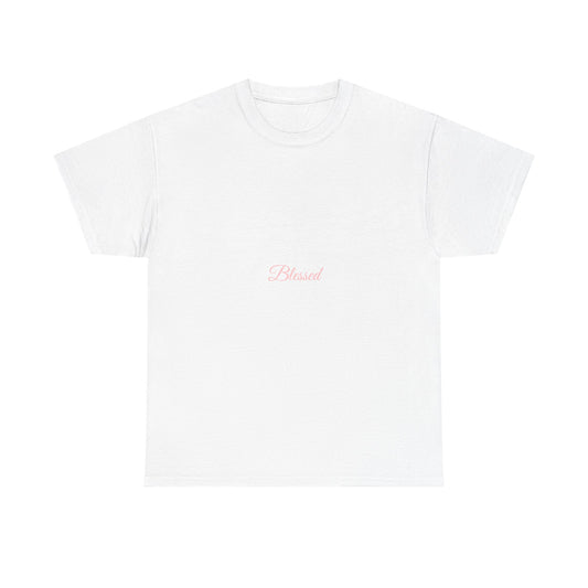 Cotton Tee with Angel Wings Design