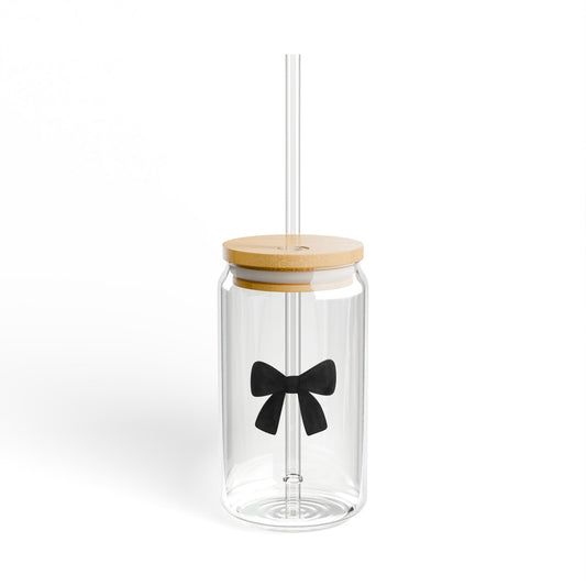 Glass Tumbler with Bow