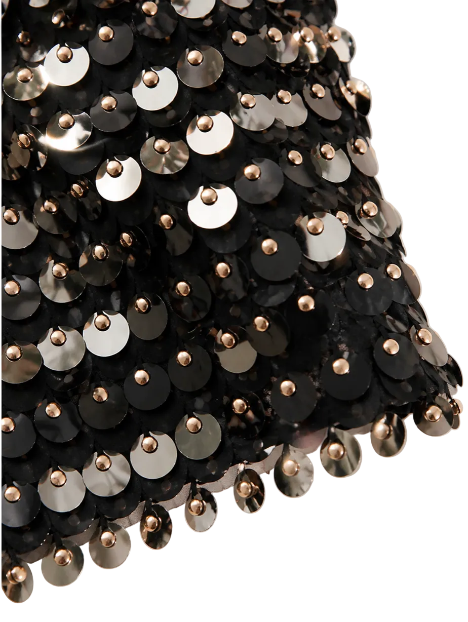 midnight mini dress