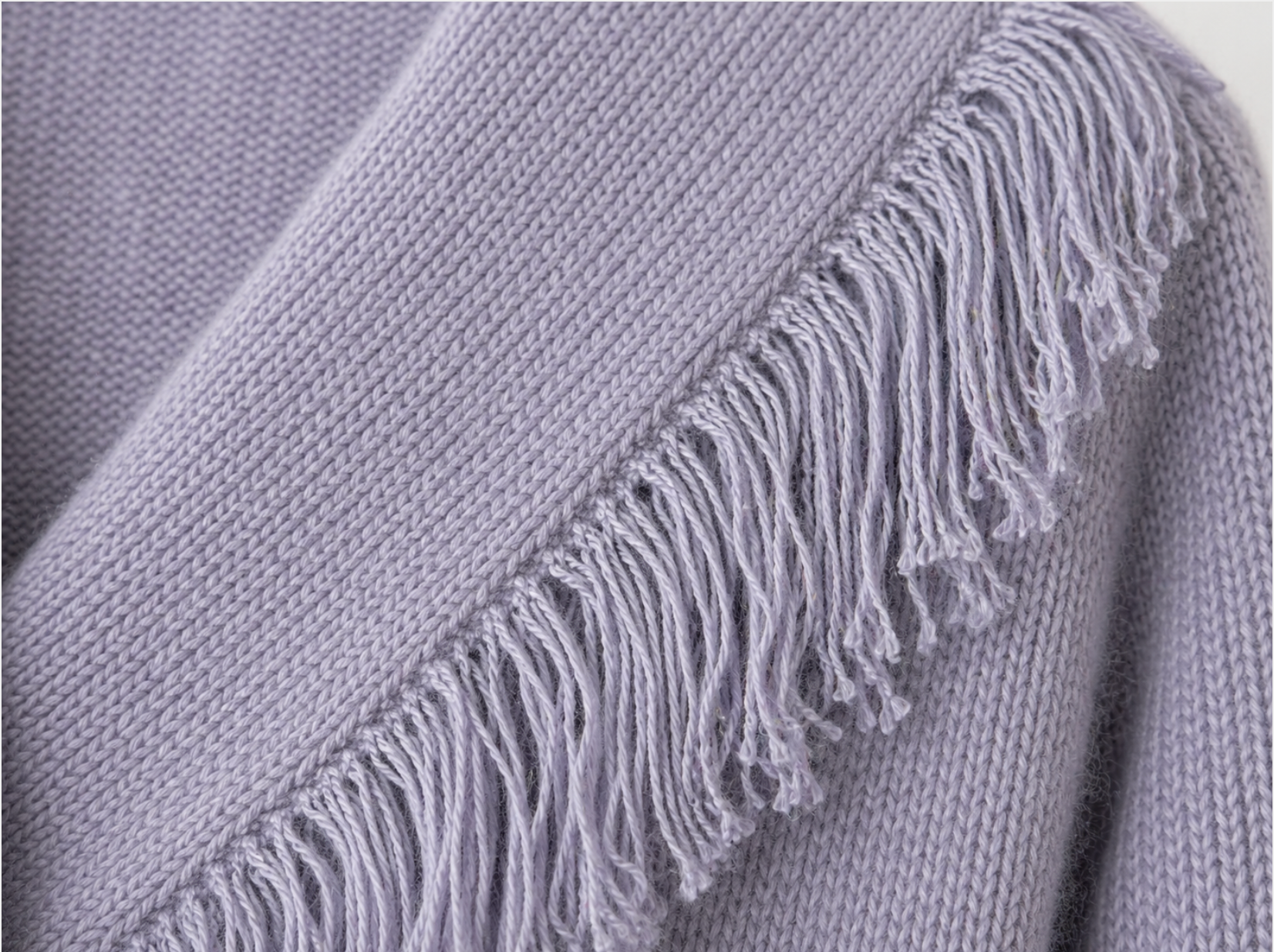 grey fringe wrap