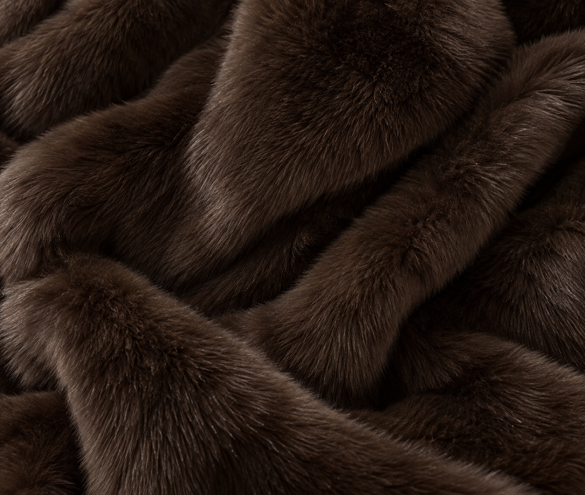 COGNAC FUR COAT